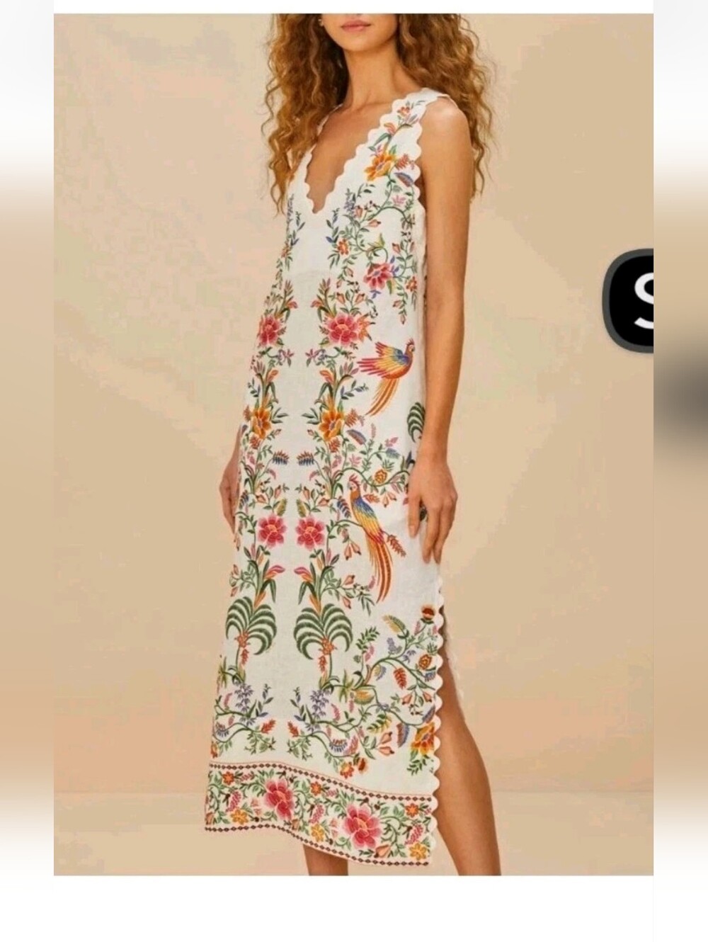 Farm Rio Delicate Forest Mididress - Picture 3 of 4